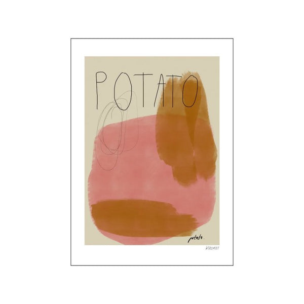 THE POSTER CLUB x  Lisa Wirenfelt | Potato Potato | 30x40cm アートプリント/アートポスター 北欧 デンマーク