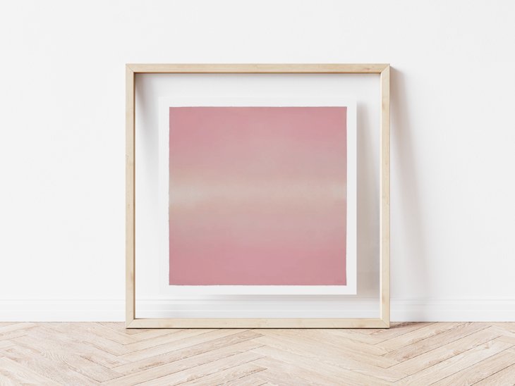 THE POSTER CLUB x  Anne Nowak | Pink Interstellar | 50x50cm アートプリント/アートポスター 北欧 デンマーク