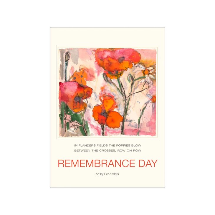 PER ANDERS | Remembrance Day 3 | アートプリント/ポスター 50x70cm | 北欧 シンプル アート インテリア おしゃれ