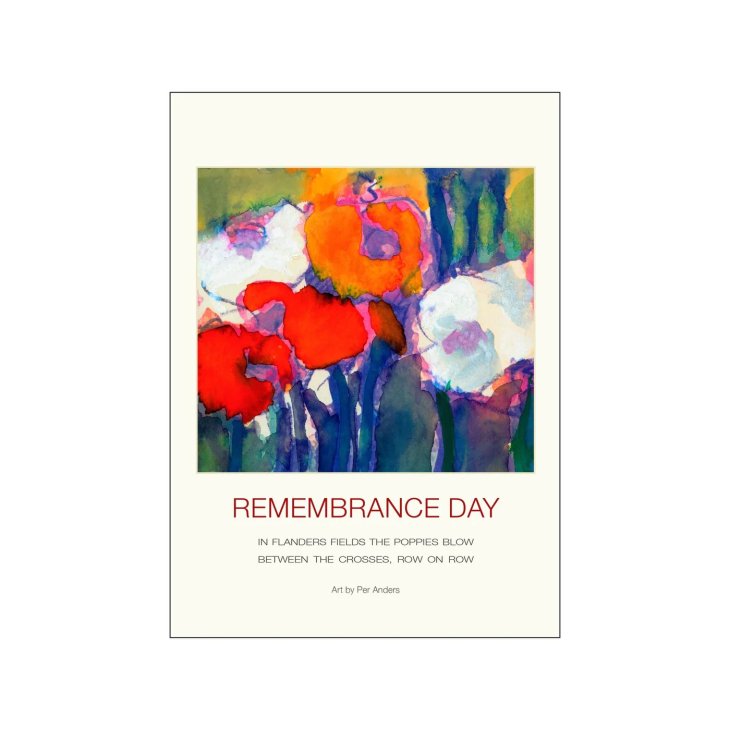 PER ANDERS | Remembrance Day 2 | アートプリント/ポスター 50x70cm | 北欧 シンプル アート インテリア おしゃれ