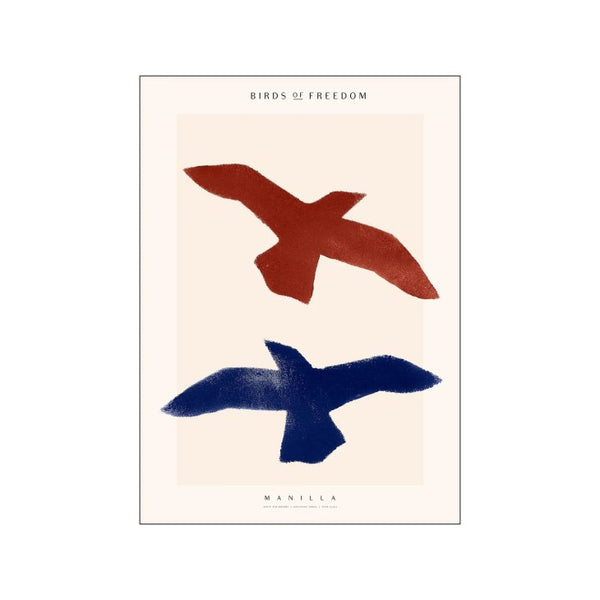 PSTR Studio | Yente - Birds of freedom Manilla | アートプリント/アートポスター 北欧 デンマーク