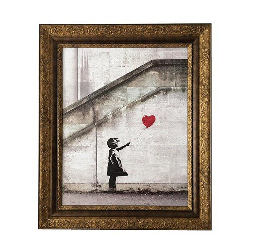 BANKSY (バンクシー) | Love is in the Bin (Limited Edition) | アートプリント/アートポスター フレーム付き 北欧 モダンアート イギリス