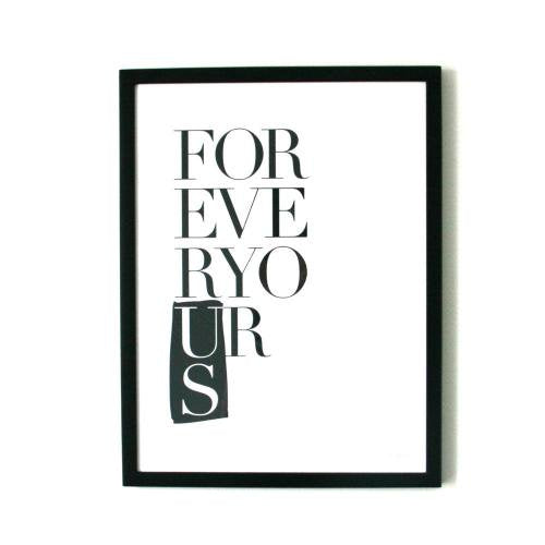 aboutgraphics | FOREVER YOURS | アートプリント/ポスター (30x40cm)