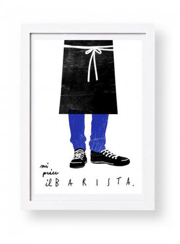 ANEK | BARISTA | アートプリント/ポスター (50x70cm)【北欧 カフェ レストラン インテリア おしゃれ】