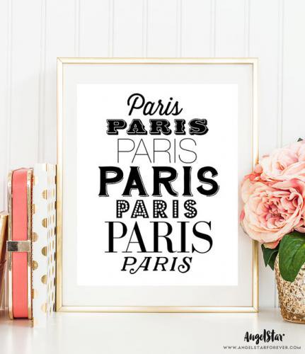 THE LOVE SHOP | PARIS, PARIS, PARIS | A4 アートプリント/ポスター