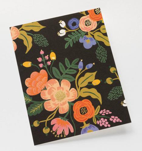 RIFLE PAPER CO. | LIVELY FLORAL BLACK (NO.GCM123) | グリーティングカード