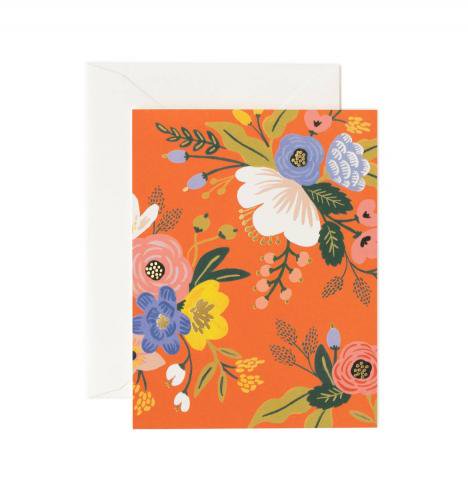 RIFLE PAPER CO. | LIVELY FLORAL RED | グリーティングカード